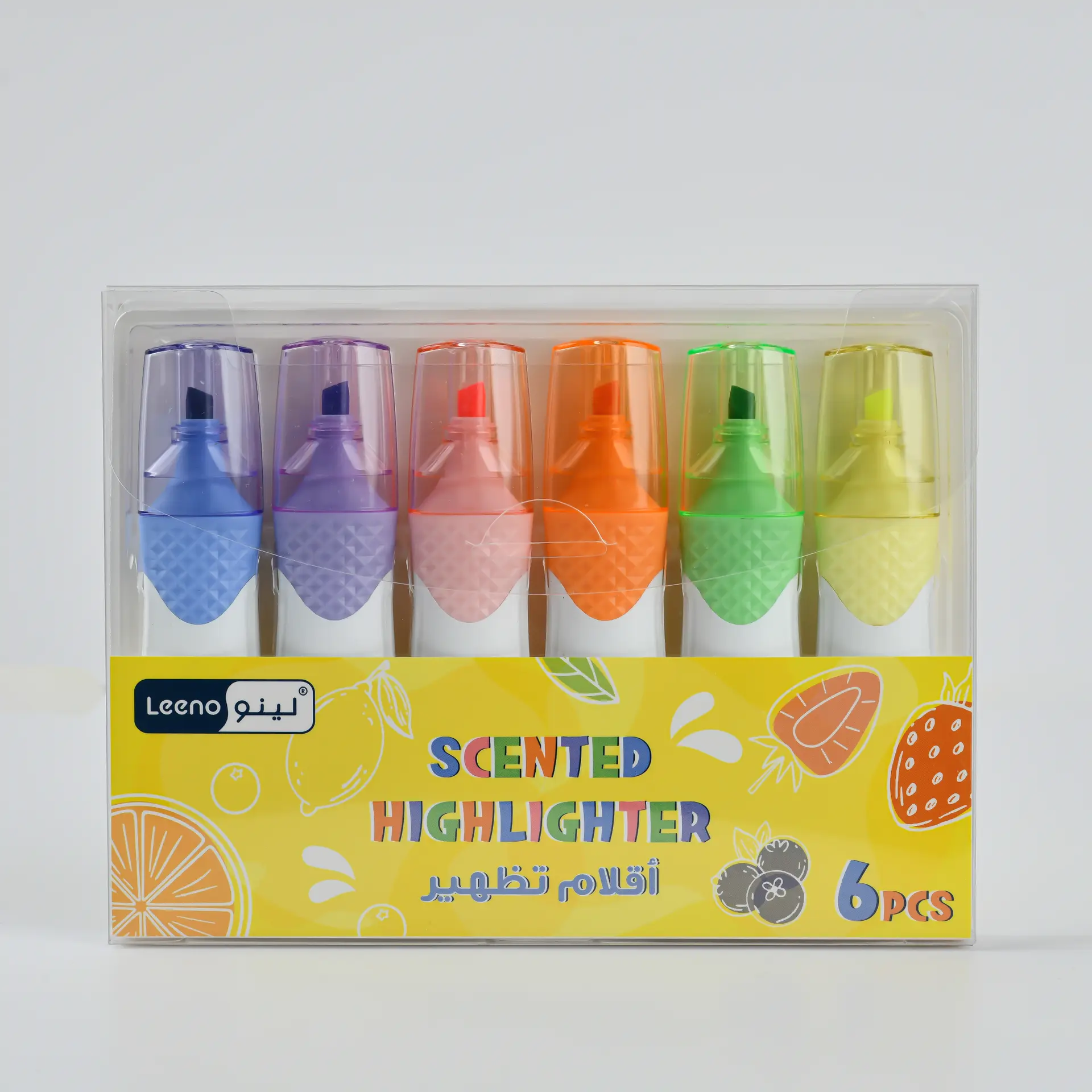 Leeno fruit Scent highlighter pen 6p - view 1